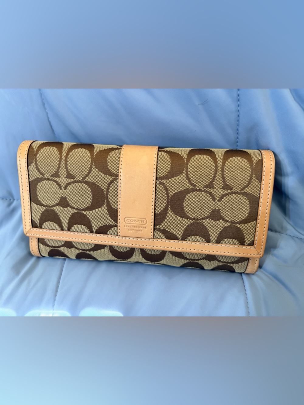 Coach Signature Long Wallet